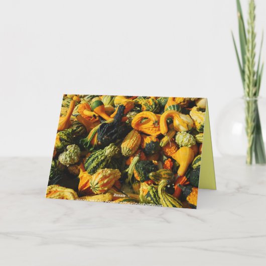 感謝祭グルドグリーティングカード シーズンカード (裏面)