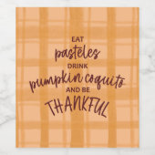 感謝祭コキト ワインラベル (シングルラベル)