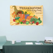 感謝祭コルヌコピア豊かなホルンオブ豊穣 横断幕 (トレードショー)