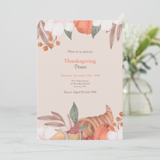 感謝祭コルヌコピア 招待状 (スタンド正面)