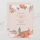 感謝祭コルヌコピア 招待状 (正面/裏面)