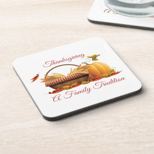 感謝祭コースター コースター (左側)