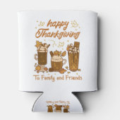 感謝祭コーヒードリンク、幸せな感謝祭 缶クーラー (裏面)