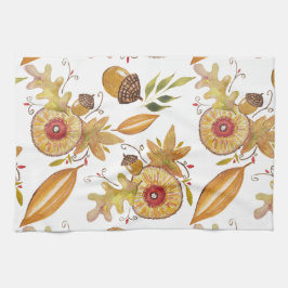 感謝祭コーン秋ムードウォーター色 キッチンタオル