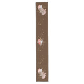 感謝祭ゴブラー七面鳥とカボチャ ロングテーブルランナー (正面)