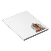 感謝祭ゴールデンレトリバードッグ ノートパッド (アングル)