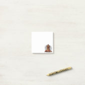 感謝祭ゴールデンレトリバードッグ ポストイット (デスク上)