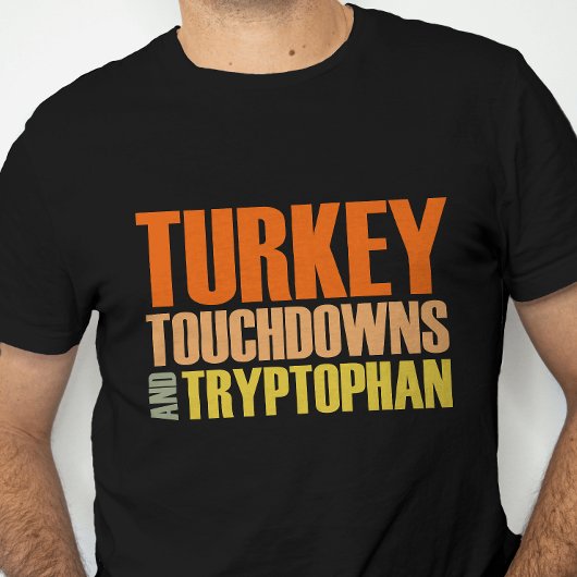 感謝祭サッカーおもしろい Tシャツ