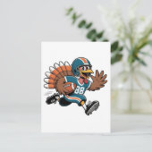 感謝祭サッカーターキーファンタジーサッカー インビテーションポストカード (スタンド正面)