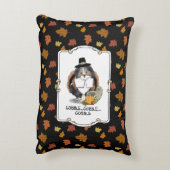 感謝祭シェットランドシェプドッグ(ブルーメルルおもしろい) アクセントクッション (裏面(縦))