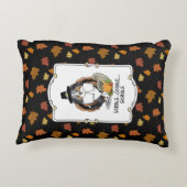 感謝祭シェットランドシェプドッグ(ブルーメルルおもしろい) アクセントクッション (裏面)