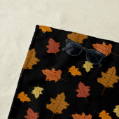 感謝祭シェットランドシェプドッグ(ブルーメルルおもしろい) ビーチタオル (インサイチュ)