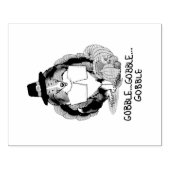 感謝祭シェットランドシェプドッグ(ブルーメルルおもしろい) ラバースタンプ (インプリント)