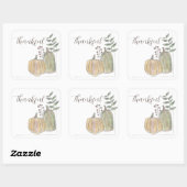 感謝祭シール |正方形 |ありがたい スクエアシール (シート)