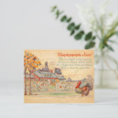 感謝祭ジョイスヴィンテージはがき シーズンポストカード (スタンド正面)