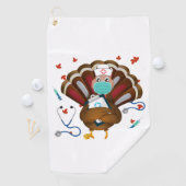 感謝祭スクラブトップス女性トルコナースホリダ ゴルフタオル (インサイチュ)