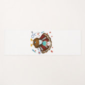 感謝祭スクラブトップス女性トルコナースホリダ ヨガマット (正面(横))