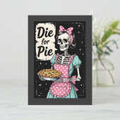 感謝祭スケルトンガールがパイのために死ぬ シーズンカード (スタンド正面)