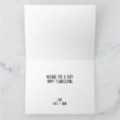 感謝祭スタイリッシュ文字 サンキューカード (内部)