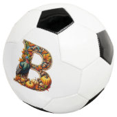感謝祭スタイルのアルファベットB サッカーボール (3/4)