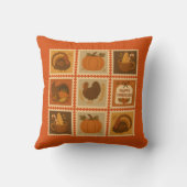 感謝祭スタンプラージュ装飾 クッション (裏面)