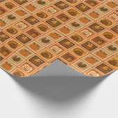 感謝祭スタンプラージュ ラッピングペーパー (角)