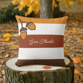 感謝祭ストライプのイベント アウトドアクッション