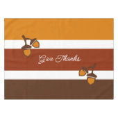 感謝祭ストライプのイベント テーブルクロス (正面(横))