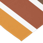 感謝祭ストライプのイベント ミディアムテーブルランナー (コーナー)