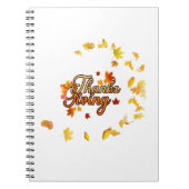 感謝祭スパイラルフォトノートブック ノートブック (正面)