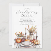 感謝祭ソイレ招待状 招待状 (正面)