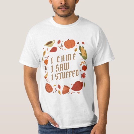 感謝祭タスクフォースの具材 Tシャツ (正面)