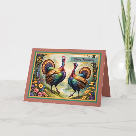 感謝祭ターキーカード カード (正面)