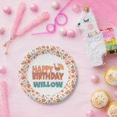 感謝祭ターキーゴブルゴブルハッピーバースデー ペーパープレート (パーティー)