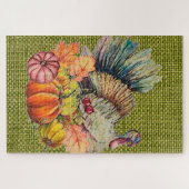 感謝祭ターキージグソーパズル ジグソーパズル (横)