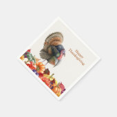 感謝祭ターキーナプキン スタンダードカクテルナプキン (角)