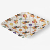 感謝祭ターキーホリデイ紙プレート ペーパープレート (傾斜あり)