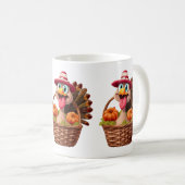 感謝祭ターキーマグ コーヒーマグカップ (正面右)