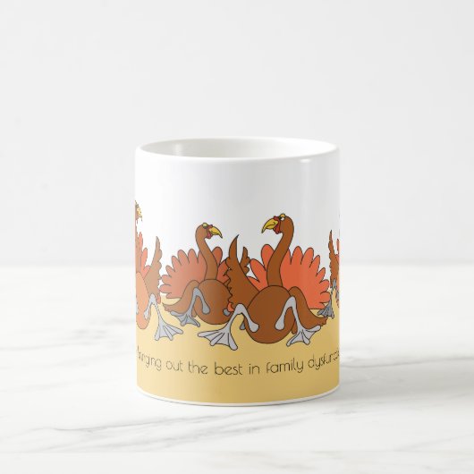 感謝祭ターキーマグ コーヒーマグカップ (中央)