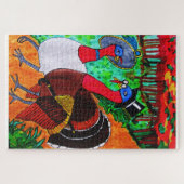 感謝祭ターキーラブパズル ジグソーパズル (横)