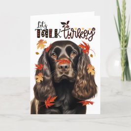 感謝祭チョコレートコッカーでトルコ語を話そう シーズンカード