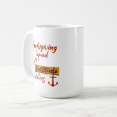 感謝祭チーム – 感謝の現実 コーヒーマグカップ (正面左)