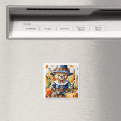 感謝祭テディベアマグネット マグネット (インサイチュ (食洗機))