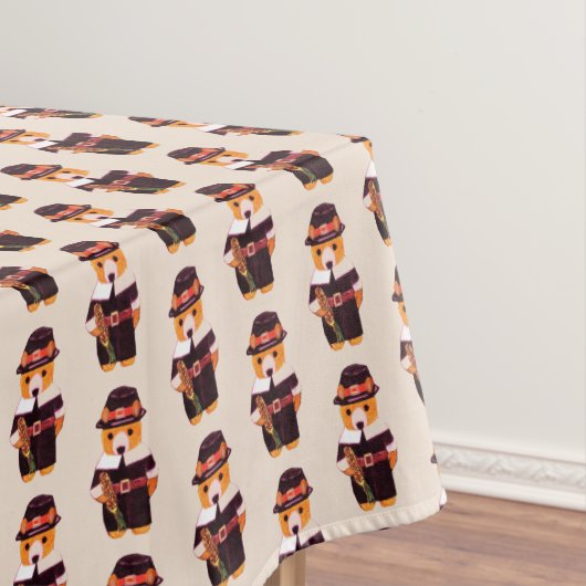 感謝祭テディベア巡礼者 テーブルクロス (インサイチュ)