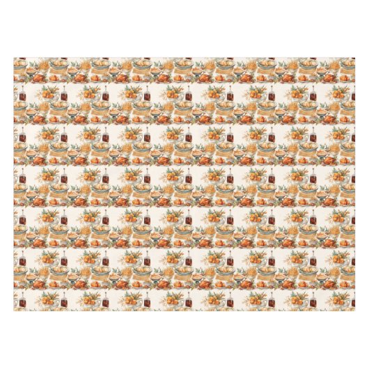 感謝祭テーブルクロスエレガントディナー テーブルクロス (正面(横))