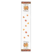 感謝祭テーブルランナー ミディアムテーブルランナー (正面)