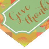 感謝祭テーブルランナー ロングテーブルランナー (コーナー)