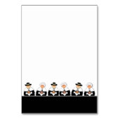 感謝祭テーブル座席表 テーブルナンバー (裏面)