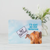 感謝祭デおもしろいイ招待状 招待状 (スタンド正面)