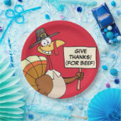 感謝祭ディナーのトルコの代案 ペーパープレート (パーティー)